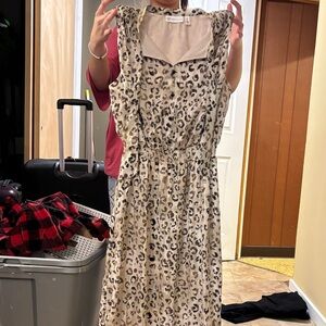 Xhilaration Animal Print Maxi Dress
